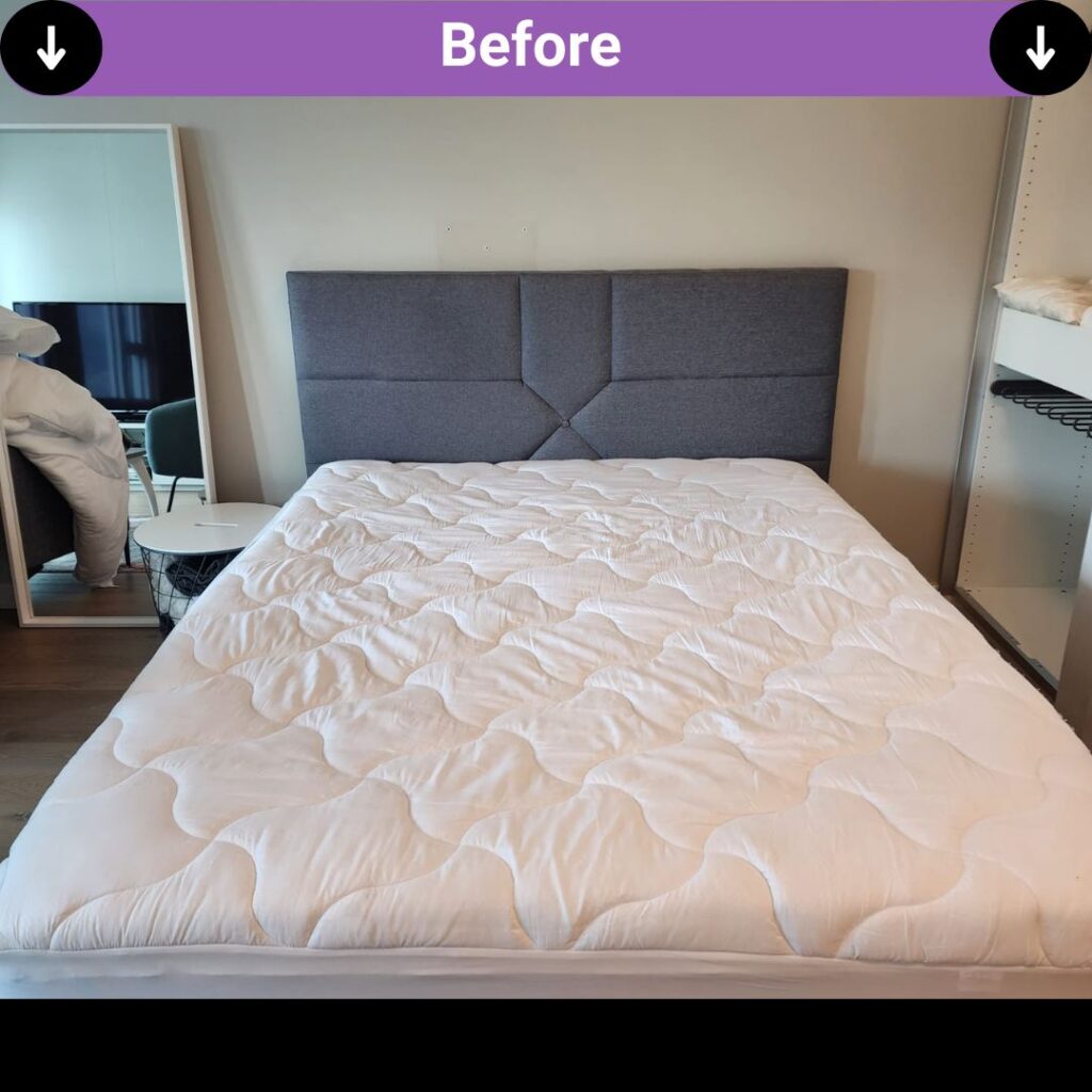 Before cleaning Airbnb